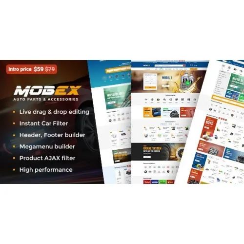 Mobex - Auto Parts WordPress Theme