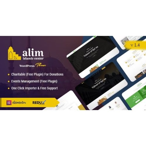 Alim - Islamic Institute & Mosque WordPress Theme + RTL