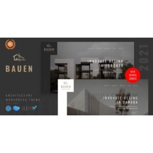 BAUEN - Architecture & Interior Elementor WordPress Theme