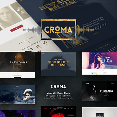 Croma - Music WordPress Theme with Ajax and Continuous Playback