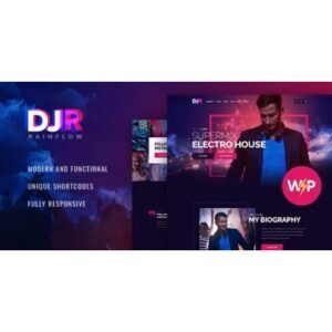 DJ Rainflow | A Music Band & Musician WordPress Theme