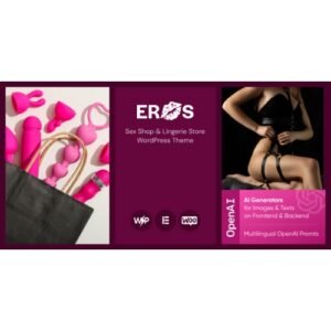 Eros - Sex Shop & Lingerie Store WordPress Theme
