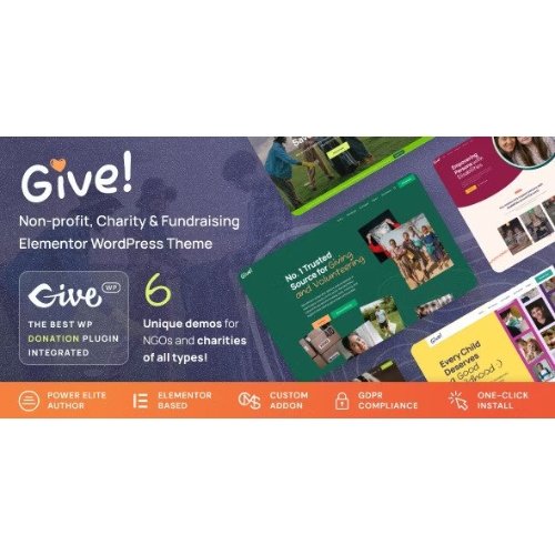 Give - NGO & Charity WordPress Theme