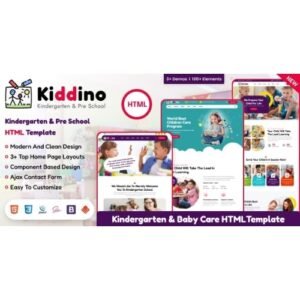 Kiddino - Kids & Kindergarten WordPress Theme