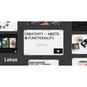 Leksa - Creative Portfolio Showcase Theme