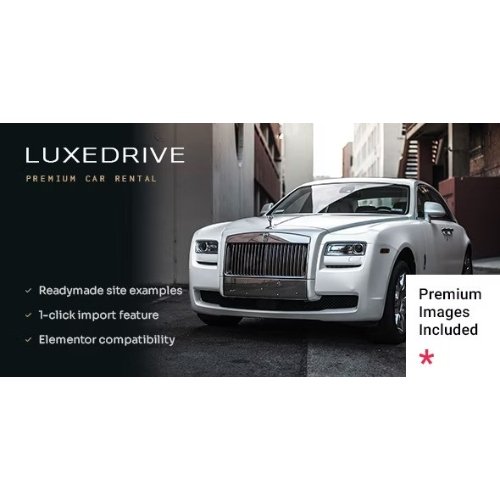 LuxeDrive - Limousine and Car Rental Theme