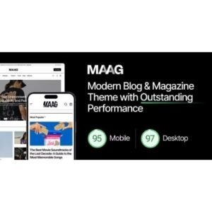 Maag - Modern Blog & Magazine Theme with Outstanding Performance