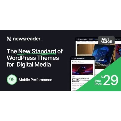 Newsreader - Revolutionary WordPress Theme for Digital Media