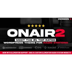 Onair2: Radio Station WordPress Theme With Non-Stop Music Player