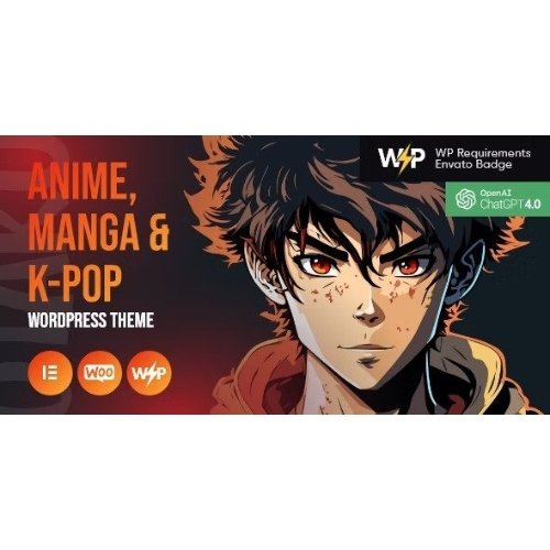 Otaku - Anime, Manga & K-Pop WordPress Theme
