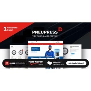 PneuPress - Tire Shop and Car Repair WordPress Theme