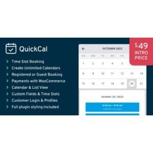 QuickCal - Appointment Booking Calendar for WordPress