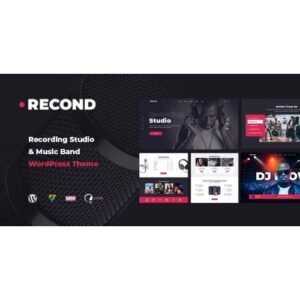 Recond - Recording Studio & Music Band WordPress Theme