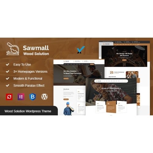 Sawmall - Carpenter and Craftman WordPress Theme