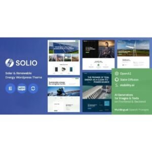 Solio - Solar & Renewable Energy WordPress Theme