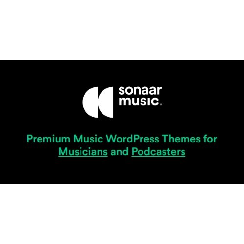 Sonaar Music – Premium Music WordPress Themes for Musicians and Podcasters