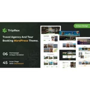TripRex - Travel Agency and Tour Booking WordPress Theme