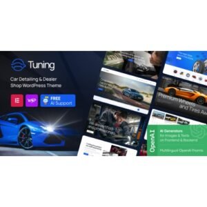 Tuning - Car Detailing & Dealer Shop WordPress theme