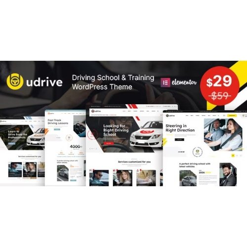 Udrive - Driving School WordPress Theme